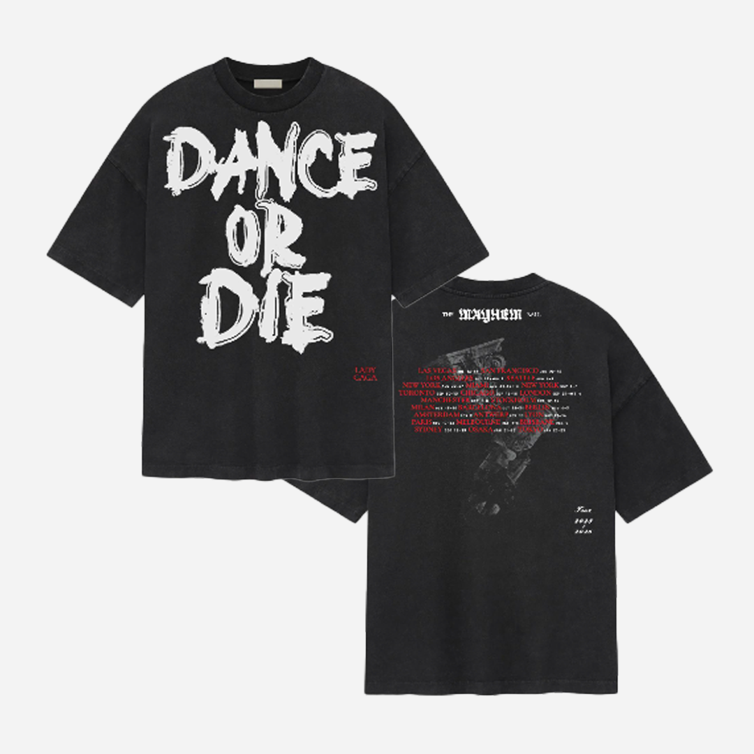 Dance or Die English Tour 2025 T-Shirt