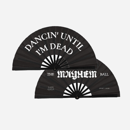 Dancin Black Folding Fan